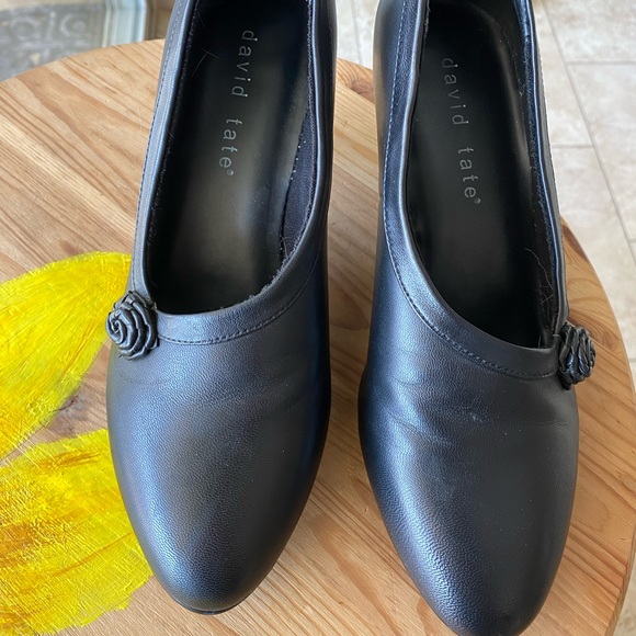 David Tate Kelly Pump - Nappa Leather w/Rose - Picture 7 of 8